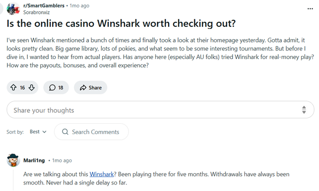 The Reddit discussion